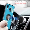 thumbnail image 2 of Labanema Samsung Galaxy A40 2019 /A405 Case with 360 Degree Rotating Ring Stand, Support Magnetic Car Mount, Protective Cover for Samsung Galaxy A40 2019 /A405 (Apricot Flower), 2 of 7