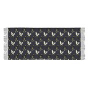 Rateoe Cartoon Rooster Women's Traditional Scarf Wrap Tassel Shawl Fringes Neck Head Shawl Retro Scarf