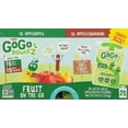 thumbnail image 2 of GoGo squeeZ Applesauce and Fruit Puree Variety Pack, Apple & Cinnamon, 3.2 oz (Pack of 20), Unsweetened Fruit Snacks for Kids, Gluten Free, Nut Free and Dairy Free, BPA Free Pouches, 2 of 3