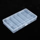 thumbnail image 3 of Caja organizadora SYC-105 de plástico transparente con 8 divisiones, ideal para almacenar componentes. Fabricada en material PP resistente y duradero, diseño ligero y fácil de transportar. Incluye, 3 of 6