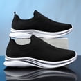 thumbnail image 4 of Dakaela Mens Walking Shoes Slip on Lightweight Running Workout Athletic Tennis Shoe Gym Sneakers, 4 of 6