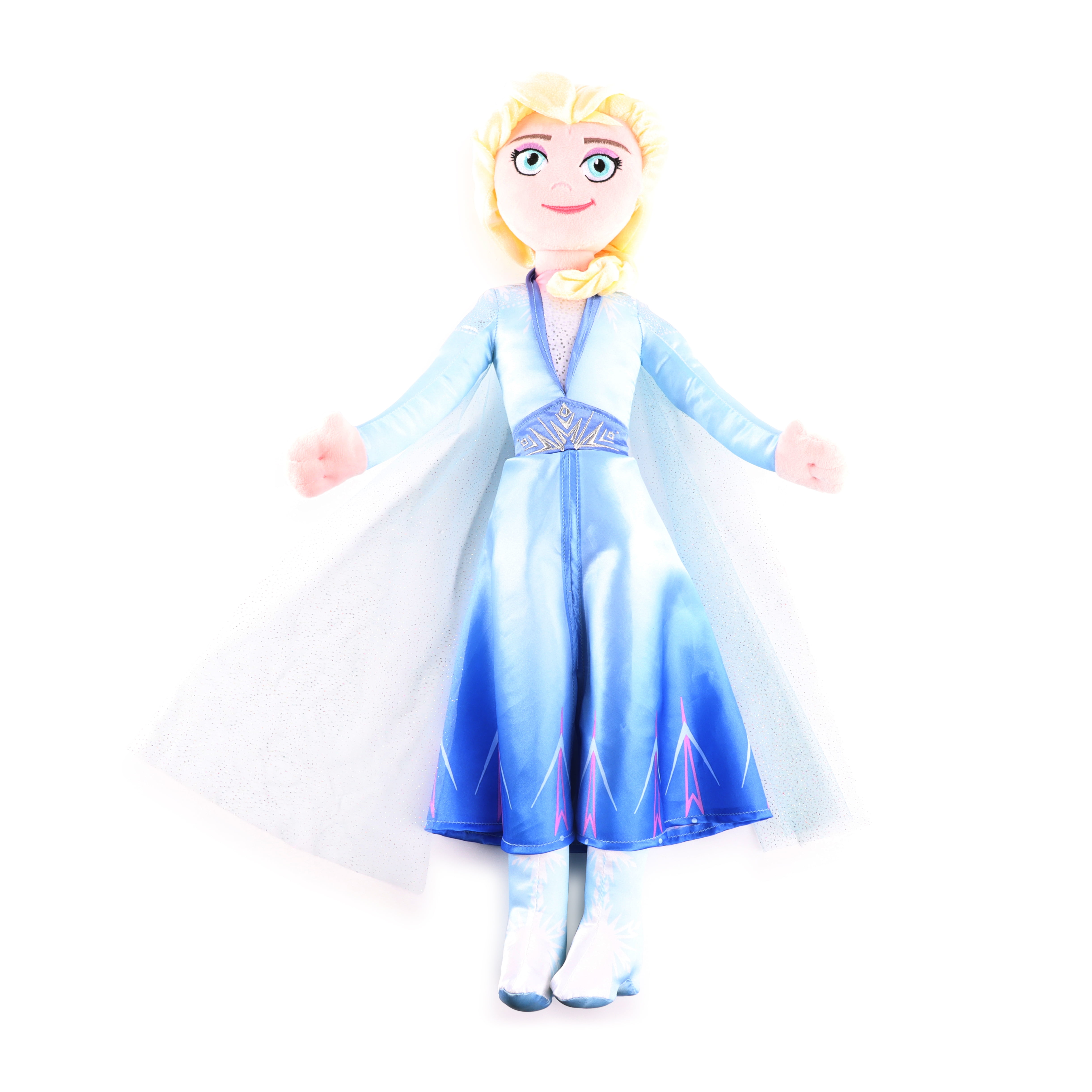 Disney Frozen Elsa Pillowbuddy, Soft Plush, Blue