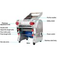 thumbnail image 6 of Shanna 550W Electric Pasta Maker Noodles Machine Home Restaurant Dumpling Skin Roller Knife Width 240mm, 3mm/9mm Noodle Cutter, 6 of 9