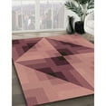 thumbnail image 3 of Ahgly Company Machine Washable Indoor Rectangle Transitional Sunrise Orange Area Rugs, 6' x 9', 3 of 7