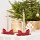 thumbnail image 5 of Christmas Bow Ceramic Candle Holders Unique Home Decor Ornaments Stylish Scented Candle Stand, 5 of 6