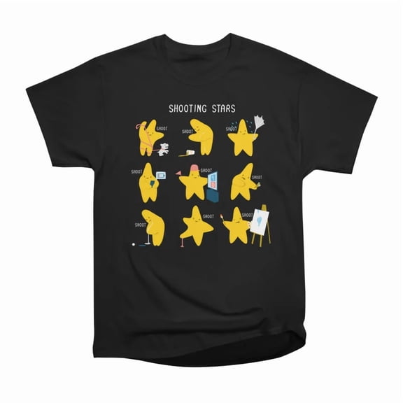 Shooting Stars T-Shirt Tee Gift For Him Merch For Her Apparel For Friend