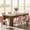 Dark Brown, variant on Fnova 78.7" Farmhouse Dining Table for 8-10 People, Large Kitchen Table with Sturdy Frame, Rectangular Dinner Table for Dining Room, Living Room, Office