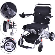 Heavy Duty Aluminum Foldable Wheelchair Electric Power Propelled Lightweight