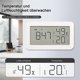 thumbnail image 4 of Thermometer Hygrometer Indoor with Alarm Clock, LCD Digital Thermometer, for Room, Living Room, Wine, 4 of 5