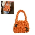 thumbnail image 2 of FENOHREFE Woven Handbag Unique Holiday Bag Suitable for Halloween Lovers and, 2 of 8