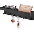 thumbnail image 1 of Estante para llaves CARBONLIKE con estante, soporte de pared moderno para llaves, colgador de llaves autoadhesivo de 6 ganchos Ke ZefeiWu 8390606563767, 1 of 1