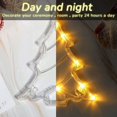 thumbnail image 4 of 1 Uds árbol de Navidad DIY adornos colgantes decoración de pared para regalo de niños + luz LED, árbol de Navidad Sincero  Electrónica, 4 of 5