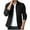 Mens Jackets Black, variant on Zip Up Jackets for Men with Pockets and Collared Long Sleeve Coats Mens Business Casual Solid Color Slim-Fit Lapel Work Outerwear Jacket