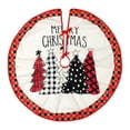 thumbnail image 6 of Nkmbld Christmas Tree Skirts, Christmas Decorations Holiday Seasonal Tree Mat for Xmas Holiday Party Ornaments Decorations Supplies, 6 of 7