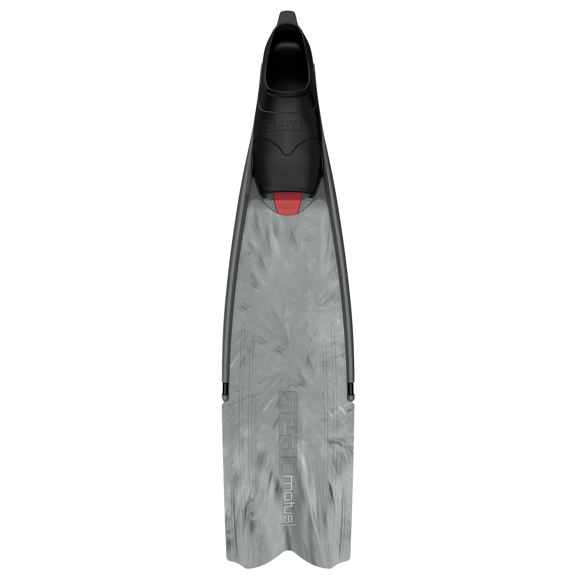 Seac Motus Long Blade Freediving Fins (Grey Camo, 4-5.5)