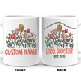 thumbnail image 6 of School Counselor Coffee Mug – Personalized Ceramic Cup – Nature-Inspired Custom Name Gift for Counselors, Teachers, and Mentors, 6 of 6
