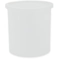 thumbnail image 1 of Carlisle FoodService Products Classic Récipient de Rangement Rond avec Couvercle pour Cuisine, Restaurants, Maison, Plastique, 1,2 Pintes, Blanc, 1 of 4