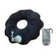 thumbnail image 3 of Cojín inflable con forma de donut, almohada tipo donut, fácil de limpiar, almohada flocada para el coxis, ideal para trenes, camping, sofás, oficinas prensa, 3 of 10