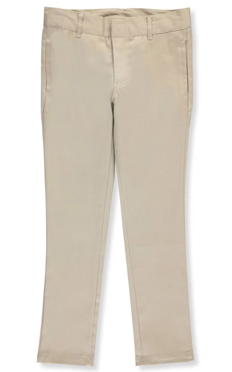 grey skinny uniform pants