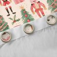 thumbnail image 4 of Homewish Cartoon Christmas Nutcracker Blackout Curtains Set of 2 (52x84 Each),Chic Xmas Tree Window Curtains,Chic Xmas Tree Curtains and Drapes For Girls,,Microfiber Bedroom Decor, 4 of 6
