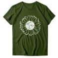 thumbnail image 3 of outfmvch t shirts for women casual printing short sleeves loose t-shirt womens tops shirts for women army green, 3 of 5