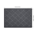 thumbnail image 3 of LHWEN Front Door Mat Heavy Duty Welcome Mat Outdoor Indoor Dirt Trapper Super Absorbent Entryway Mat Patio Porch Non Slip Natural Rubber All Weather Doormat Multi Size Color Options Low Profile Easy, 3 of 9