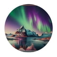 thumbnail image 4 of WYYP Northern Lights Round Tablecloth - Great for Home Kitchen/Parties/Holiday Dinner - 100% Polyester Fiber Table Cover White, 4 of 8