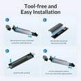 thumbnail image 4 of ORICO Aluminum 2 in 1 USB A Type-C Dual Interface M.2 SSD Case Support M2 NVMe M Key SATA NGFF M&B Key SSD Hard Disk Tool Free, 4 of 8
