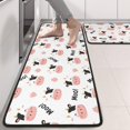 thumbnail image 2 of Kitchen Rugs Sets Of 2,White Cow Moo Pattern Anti Fatigue Kitchen Mat Rugs Non Slip Washable,Decorative Kitchen Floor Mats for Kitchen,Sink,Laundry,17"x47"+17"x47", 2 of 5