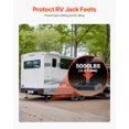 thumbnail image 2 of VEVOR RV Leveling Pads 5000lbs 4 Pcs Rubber Trailer Jack Pads for 10" Round Feet, 2 of 9
