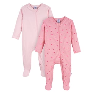 Gerber Baby Girl Sleep 'N Play Footed Pajamas 2-Pack