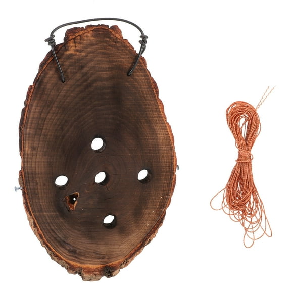 UPKOCH Climbing Plants Vertical Planter Wooden Staghorn Fern Hanging Board Modern Boho Decor Wall Mount Planter