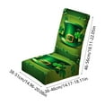 thumbnail image 4 of AYktou St. Patrick's Day Chair Covers, Stretchable Shamrock Green Clover Dining Table Chair Slipcover Elastic Straps Removable Washable Chair Cover for Dining Room Hotel Party Spring Decorations, 4 of 7