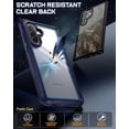 thumbnail image 3 of Poetic Guardian Case for Samsung Galaxy A36 5G, [2 Front Frame] [20 FT Mil-Grade Drop Tested] [Screen Protector Work with Fingerprint ID] Full Body Shockproof Rugged Clear Cover, Blue/Clear, 3 of 7