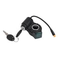 thumbnail image 2 of Mosiee For Kugoo For Kirin For G2 For Pro Electric Scooter Digital Display Voltmeter With Lock Electric Ignition Key 3Pin Connector, 2 of 9