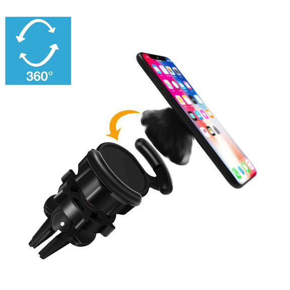 Fast Track USA Air Vent Mount Phone Holder with Adjustable Switch Lock for Popsocket with 360 Rotation