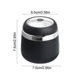 thumbnail image 3 of Qaailabf Automotive Ashtray with LED Light, Ceramic Inner Liner, Flame Retardant Waterproof Car Cigarette Holder, One-Hand Operation, Removable Design for Easy Cleaning, Cup Holder or Air Vent, 3 of 7