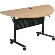 Lorell Flipper Half Round Training Table