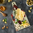 thumbnail image 5 of Alice in Wonderland Cutting Board, Queen Cards Playing Alice Character in Fictional Print, Decorative Tempered Glass Cutting and Serving Board, Wine Bottle Shape, Red Brown Ecru, by Ambesonne, 5 of 5