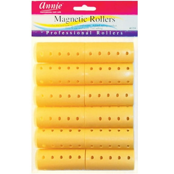 Annie Magnetic Rollers 1", 12/PK