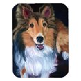 thumbnail image 2 of Carolines Treasures 7394LCB Sheltie Stand Off Glass Cutting Board - Large, 2 of 2