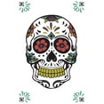 thumbnail image 4 of Day of the Dead, Sugar Skull and Flower Pattern (White and Magenta) (19x27 inches, Premium 500 Piece Jigsaw Puzzle for Adults and Family, Made in USA), 4 of 4