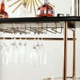 thumbnail image 4 of 40" Black and White Contemporary Bar Table with Glassware Storage, 4 of 4