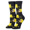 thumbnail image 2 of Cool Socks – Pre Historic SpongeBob Nickelodeon – Funny Cartoon Design, Novelty Gift, Comfortable, 2 of 6