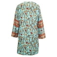 thumbnail image 4 of DYMADE Women Open Front Boho Kimono Cardigan Coat Floral Beach Cover Up Top Blouses, 4 of 4