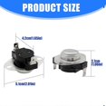 thumbnail image 3 of DC47-00018A Dryer High Limit Thermostat Replacement Home Appliance Repair Part for Frequent Laundry Operations, 3 of 4