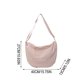 thumbnail image 3 of Women's Crossbody Bag Casual Waterproof Nylon Bag Solid Color Large Tote Shoulder Bag Large Capacity Daily Bag, 3 of 6