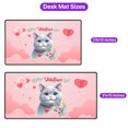 thumbnail image 5 of Happy Valentine's Day British Shorthair holding flowers Desk Mat Full Keyboard Mouse Pad Cat Lover Kitten Owner Gifts Large Mousepad - 3005, 5 of 5