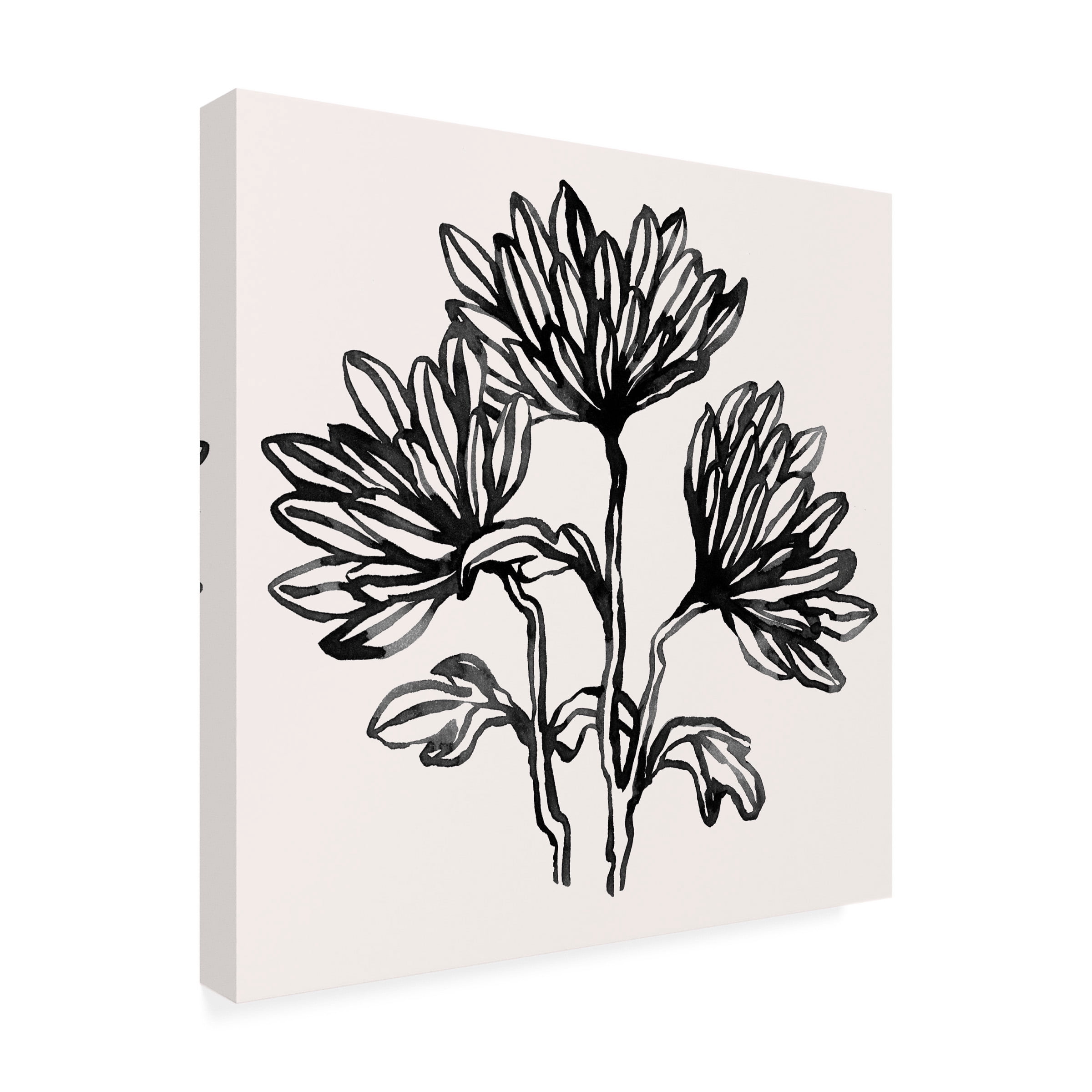 Emma Scarvey 'Gestural Blooms I' Canvas Art
