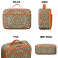 thumbnail image 3 of Boho Chic Mandala Insulated Box Tribal Geometric Design Leakproof for Students, 3 of 6